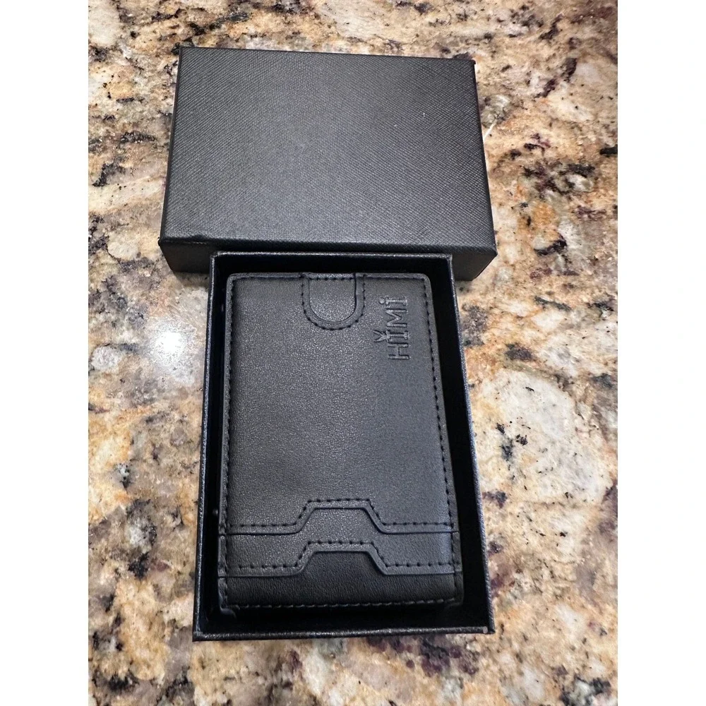 HIMI Slim Wallet Pop Up Card Holder Minimalist Wallet Money Clip RFID Blocking